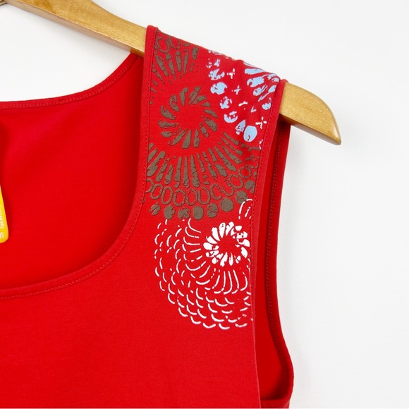 Lole Red Graphic Short Sleeve Athletic Shirt - Picture 4 of 7